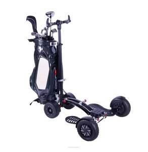 Carrito de Golf Eléctrico Plegable de Cuatro Ruedas de 10 Pulgadas, Ligero, de 1600 W, para Una Persona, Alto Rendimiento, en OFERTA - Product Image 1