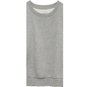 Sweat-shirt en polaire brodé pour femme, écologique, respirant, coupe-vent, gris clair, col rond, manches longues, 340g - Product Image 3