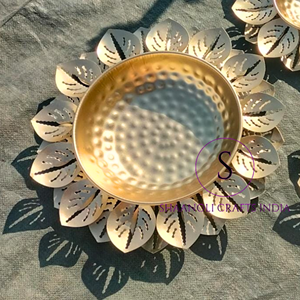 Urli ชามดอกไม้ลอยน้ำสำหรับตกแต่งของขวัญงานประดิษฐ์ดิวาลีของขวัญแต่งงานลวดลายสวยงามของ urli's - Product Image 5