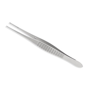 Pinces à tissus Gillies de haute qualité en acier inoxydable, instruments chirurgicaux manuels réutilisables pour la chirurgie générale, certifiées CE - Product Image 2