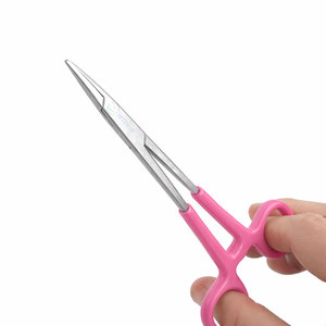 Pinzas Hemostáticas Rectas con Punta de Tierra para Soldadura de Joyería Permanente, Herramienta de Precisión para Enlazar Pulseras, Collares y Cadenas - Product Image 6