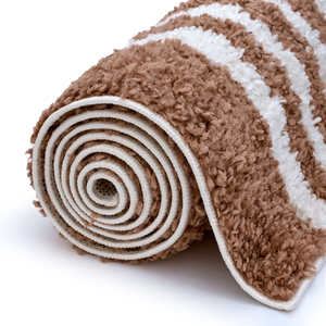พรมขนสั้น Moodi Shaggy Terra Tawny จาก Netline Home-Classic ลายเรขาคณิต ผลิตด้วยเครื่องจักร ทำจากโพลีเอสเตอร์ สำหรับห้องนั่งเล่น กว้าง 4 เมตร ขนนุ่ม - Product Image 6