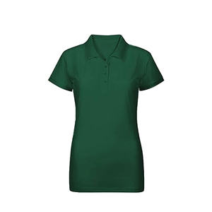 Camisetas Polo de manga corta con cuello polo unisex a granel personalizadas a precio barato de diseño personalizado para mujeres de Bangladesh - Product Image 1