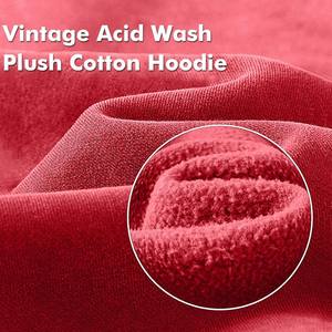 Nouvelle conception goutte épaule personnalisée femmes sweats à capuche mode tenue décontracté surdimensionné couleur unie doux et confort femmes à capuche - Product Image 6