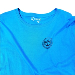 เสื้อยืดผู้ชายแขนสั้น soliod COLOUR พับได้ออกแบบโลโก้แองเคอร์2025ตามสั่ง - Product Image 2