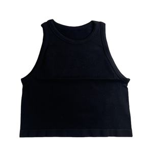 2025 Ld High Quality Good Elastic Tight <b>Sexy</b> Ribbed Workout Yoga Gym Yoga Wear Crop tank <b>Top</b> <b>Women</b> - Product Image 2