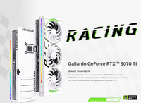 Carte graphique pour ordinateur de bureau de jeu RTX 5070 Ti OC 16 Go GDDR7 2580 MHz Core Clock 128 bits PCIe 4.0 16X