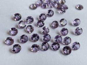 Amatista Rosa natural corte redondo 3,5mm facetado-amatista Rosa suelta piedra preciosa suelta de alta calidad - Product Image 6