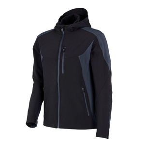 แจ็คเก็ตผ้านิ่มมีฮู้ดสำหรับผู้ชายเสื้อแจ็คเก็ตกันลมแบบทันสมัยกันลมกันน้ำ - Product Image 5