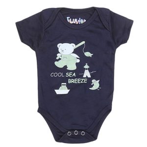 Combinaison pour nouveau-né fille - Bleu foncé - Product Image 1