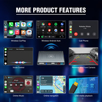 Module décodeur MMI sans fil Ewaygps avec logo personnalisé, CarPlay et Android Auto pour BMW Série 1, 3, 5, 7, X1, X3, X4, X5, X6