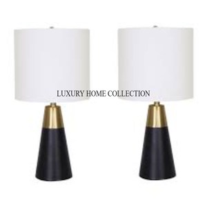 โคมไฟตั้งพื้นโต๊ะโลหะเกรดหรูหราสวยงามพร้อมเฉดสีศิลปะที่ออกแบบมาให้สมบูรณ์แบบสำหรับการตกแต่งภายในและเลานจ์ระดับไฮเอนด์ - Product Image 6