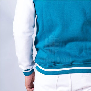Nouvelle arrivée : Blouson universitaire décontracté pour homme en 100 % coton, personnalisable, col montant, logo frontal, haute qualité, respirant, hiver - Product Image 6