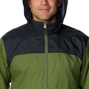 แจ็กเก็ตกันน้ำสองสีสไตล์สตรีทเสื้อแจ็กเก็ตกันน้ำแขนยาวออกแบบได้ตามต้องการ - Product Image 4