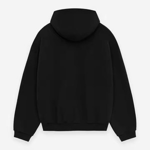 Vente en gros de vestes d'hiver personnalisées pour hommes sweats à capuche surdimensionnés en tissu respirant à séchage rapide à motif uni - Product Image 2
