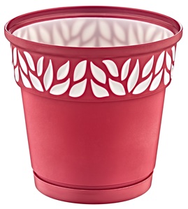 AFOSSA 750ML kaki intérieur/extérieur léger en plastique Pot de fleur élégant moderne suspendu Durable conteneur décoratif pour jardin - Product Image 5