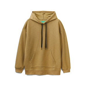 Sweats à capuche et Logo personnalisé pour femmes, broderie simple, ample, 100% coton, sweat-shirts, pantalons de survêtement pour femmes, pulls à capuche surdimensionnés - Product Image 1