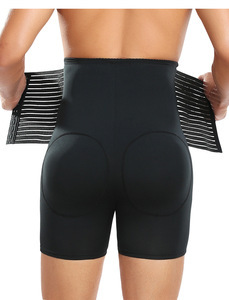 Calzoncillos bóxer moldeadores <span class=keywords><strong>para</strong></span> hombre, control de cintura, control de abdomen, cintura alta, adelgazantes y moldeadores, ropa interior - Product Image 5