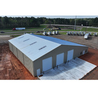 Entrepôt moderne en structure d'acier galvanisé à grande portée et hauteur claire pour une efficacité de stockage maximale – Devis gratuit