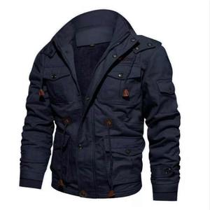 OEM Service extérieur vestes grossistes 2025 mode hiver chaud extérieur poches fermeture éclair polaire grande taille hommes vestes à vendre - Product Image 5