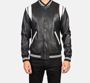 Blouson bombardier de créateur exclusif avec coutures de qualité supérieure et finition élégante Veste de baseball universitaire pour hommes - Product Image 2