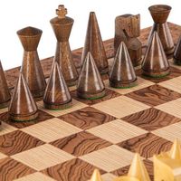 UTILISER LE LUXE PRATIQUE EN GROS Jeu d'échecs en bois personnalisé Jeu d'échecs de grande taille Planche pliante Pièces d'échecs