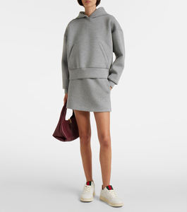 Warm Pullover Hoodie para mujer Fabricación de sudadera con capucha de lana de algodón Premium para uso al aire libre - Product Image 5