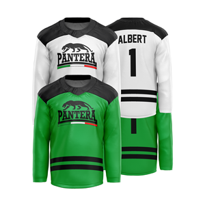 Sublimación personalizada camisetas de hockey sobre hielo con el logotipo del equipo sublimado y opciones de sarga | Fabricante de uniformes de hockey sobre hielo OEM - Product Image 4