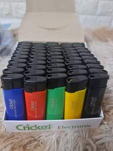Briquet Cricket Rechargeable Original avec Logo Personnalisé, Briquet Cricket Fantaisie, Briquet Cricket Jetable en Plastique - Product Image 1