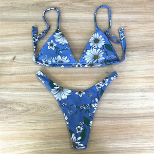 Luxury 2-Piece Bikini Set for Women High Quality Custom Printing Mini Micro High Waist Bikini Automated Cutting Beachwear - Product Image 4