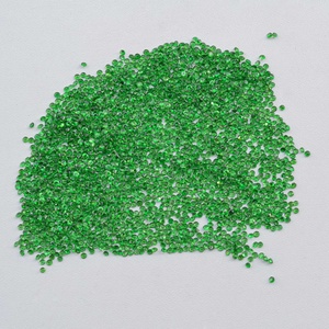 Pierre précieuse en tsavorite verte naturelle de 1,25 mm, taille ronde facettée brillante, qualité supérieure, pour la fabrication de bijoux, vente en gros - Product Image 3