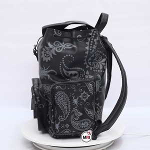 Mochila de viaje para senderismo, logotipo personalizado, impresión por sublimación, moda, ligera, impermeable, para viajes de negocios, mochila inteligente de cuero PU - Product Image 5