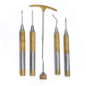 6 uds extracción Dental Flexible periotomo tornillo Kit elevadores conjunto de instrumentos periodontales - Product Image 3