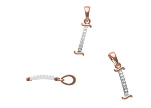 Qualité supérieure Initial 14K Lettre Pendentif I-Alphabet Pendentif Collier pour Femmes Élégant 14K Or Lettre Charme Cadeau Parfait - Product Image 4