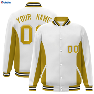 Chaqueta Deportiva de Béisbol de Moda para Hombre, Forrada de Felpa, Transpirable, Ecológica, con Cuello Alto, para Invierno - Product Image 2