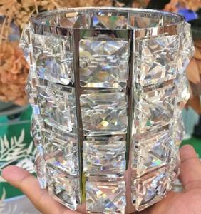 Bougie en cristal chaude la plus vendue supports votifs pièce maîtresse de table pour événements et mariages votive en cristal moderne de haute qualité - Product Image 3