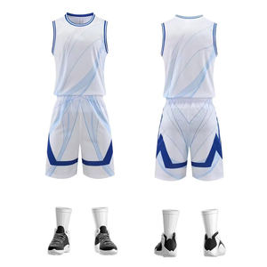Uniformes de Baloncesto Personalizados OEM, Malla en el Cuello, Transpirables, Antibacterianos, Tallas Grandes, Secado Rápido, Ropa Deportiva, Ropa de Entrenamiento - Product Image 3