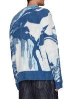 Moda cuello redondo diseño de invierno personalizado transpirable suéter de punto suéteres de los hombres 2024