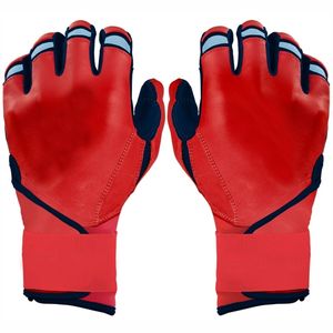 Guantes de bateo de cuero de alta calidad para jóvenes y adultos Colores y logotipos personalizados para bateo de béisbol y softball - Product Image 4