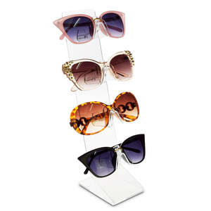 Pantalla de gafas de sol de acrílico transparente Ideal para entornos minoristas o uso doméstico Resalte sus accesorios de moda y organizados - Product Image 2