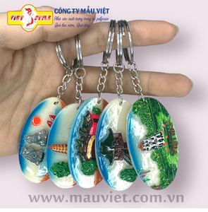 Vente en gros directe de porte-clés vietnamiens de haute qualité Souvenirs en résine Style artificiel VIETSTYLE Marque Personnaliser - Product Image 6