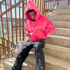 Venta caliente HeavyWeight Hoodie Custom Logo Embedrary Hood Sudadera Hoodies para hombres Custom Tie-dye Print Hoodies - Product Image 3