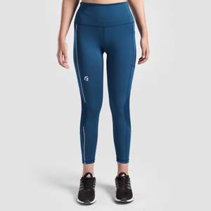Leggings en tricot ajustés Hyper Track turquoise - Product Image 1