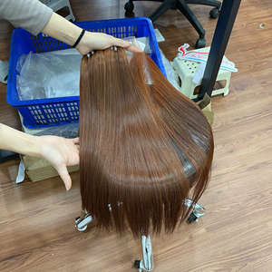 ผมต่อแบบ Remy ต่อผมตรงจากกระดูกผมเรมี่สำหรับต่อผม100กรัมบริสุทธิ์จากเวียดนาม - Product Image 5