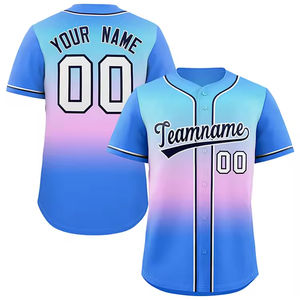Nouveauté, prix bas, haute qualité, maillot de baseball pour homme, OEM, séchage rapide, léger, tissu 100% polyester - Product Image 3
