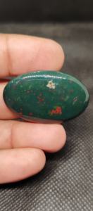 UDGEMS Natural Blood Jasper Cabochon Gemstone Green & Red Mixed Size Loose para la fabricación de joyas - Product Image 5