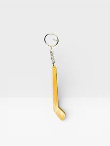 Children's Ice Hockey Stick Keychain <b>Mini</b> Wooden Promotional <b>Keyring</b> for Tournaments hockey key rings - Product Image 2