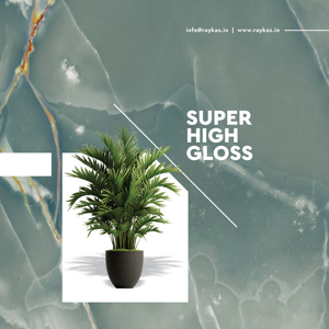 Tuile de porcelaine émaillée polie super brillante de taille 600x600mm et 600x1200mm - Product Image 1