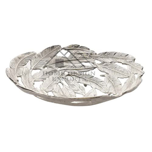 Tazón de Servir con Forma de Hoja Redonda, para Decoración del Hogar, Decoración de Sala de Estar, Centro de Mesa Moderno, Nuevo - Product Image 1