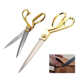 Professional Tailor Scissors Stainless Steel Sewing Tailor Shears for fabric cloth cutting scissors household scissors